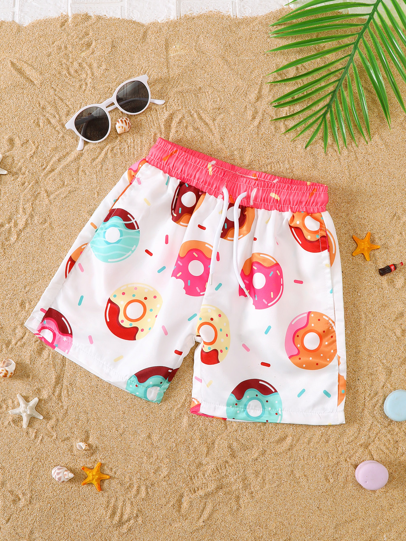 Baby Clothing Patterns - Baby Boys Summer Donut Patterned Beach
