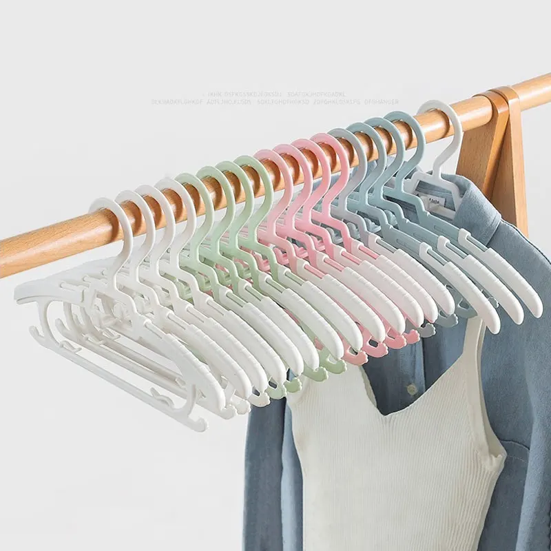 Baby Clothing Hangers - Baby Clothes Hanger Telescopic Racks, Plastic