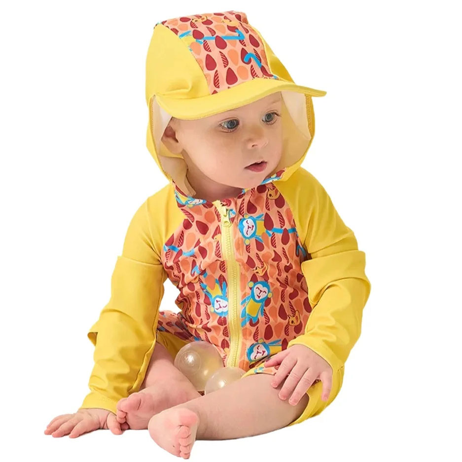 Baby Swimwear Uv - Hoody Swimsuit Baby Boys Girls Toddler