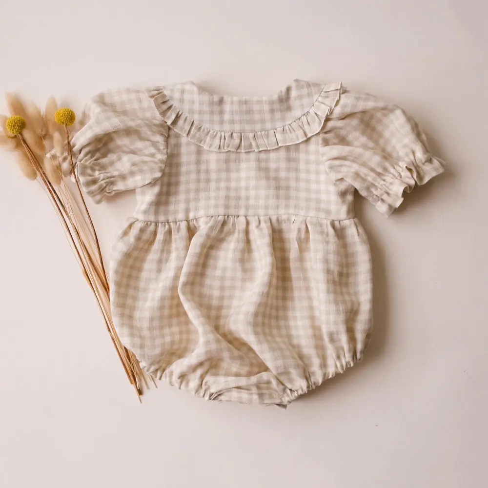 Plaid Baby Girl Jumpsuit Cotto - Baby Clothing Stores incelemesi ve fiyatı