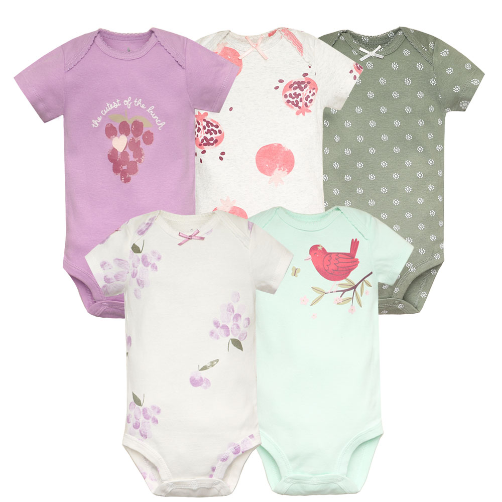 5pcs/lot Baby Bodysuit Fashion - Baby Clothing Gender Neutral incelemesi ve fiyatı