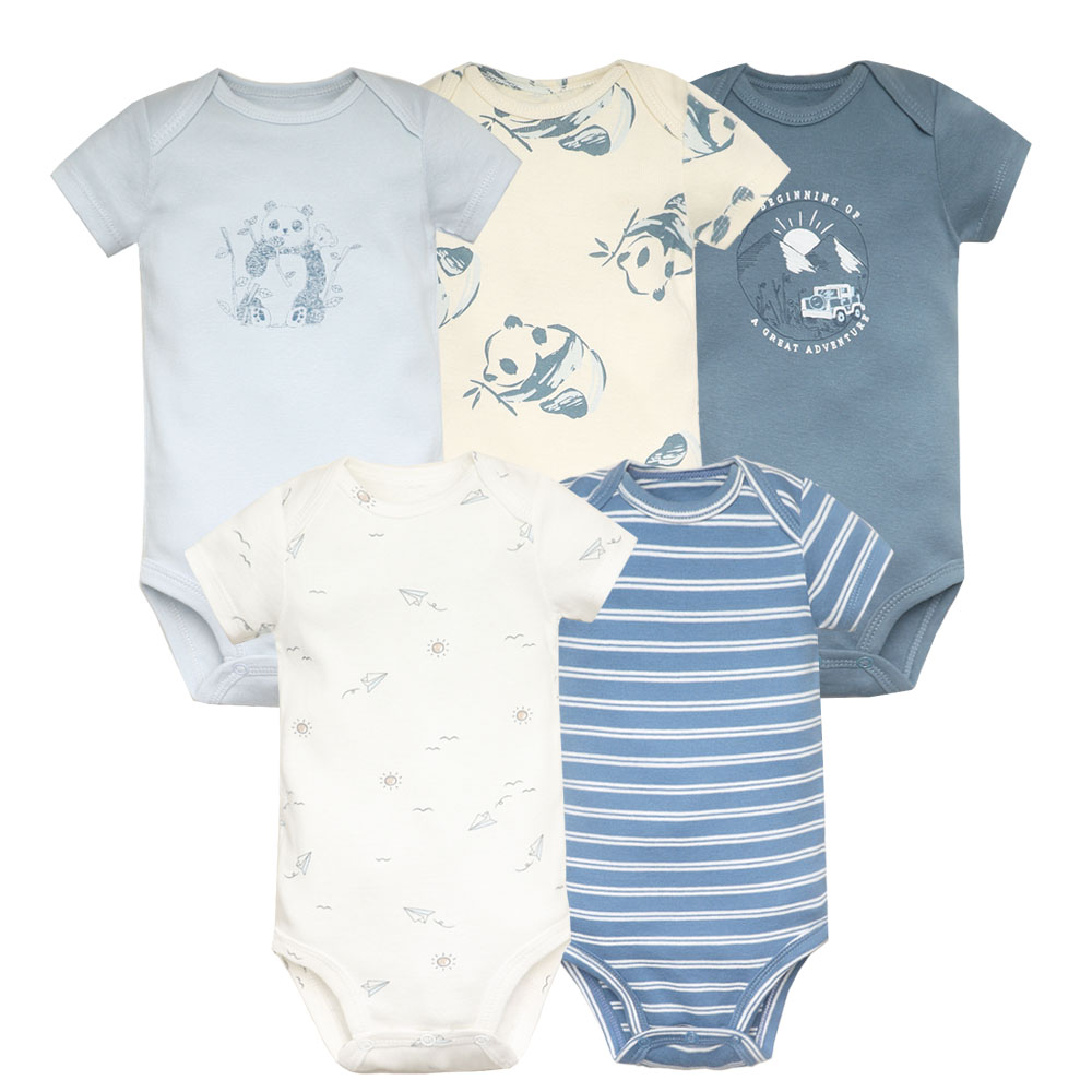 5pcs/lot Baby Bodysuit Fashion - Baby Clothing Gender Neutral incelemesi ve fiyatı