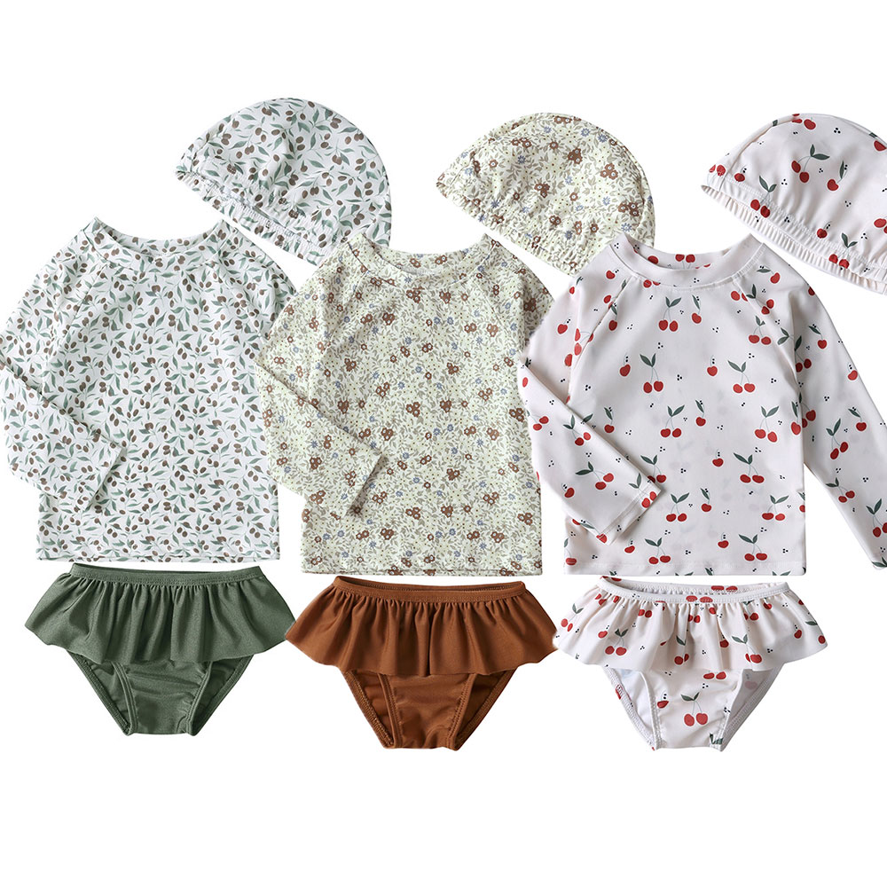 Ins Baby Toddler Girls Two Pie - Baby Swimwear Uv incelemesi ve fiyatı