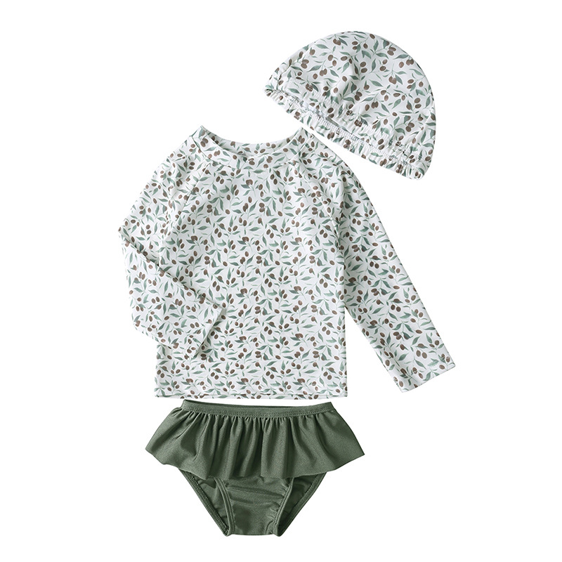 Ins Baby Toddler Girls Two Pie - Baby Swimwear Uv incelemesi ve fiyatı
