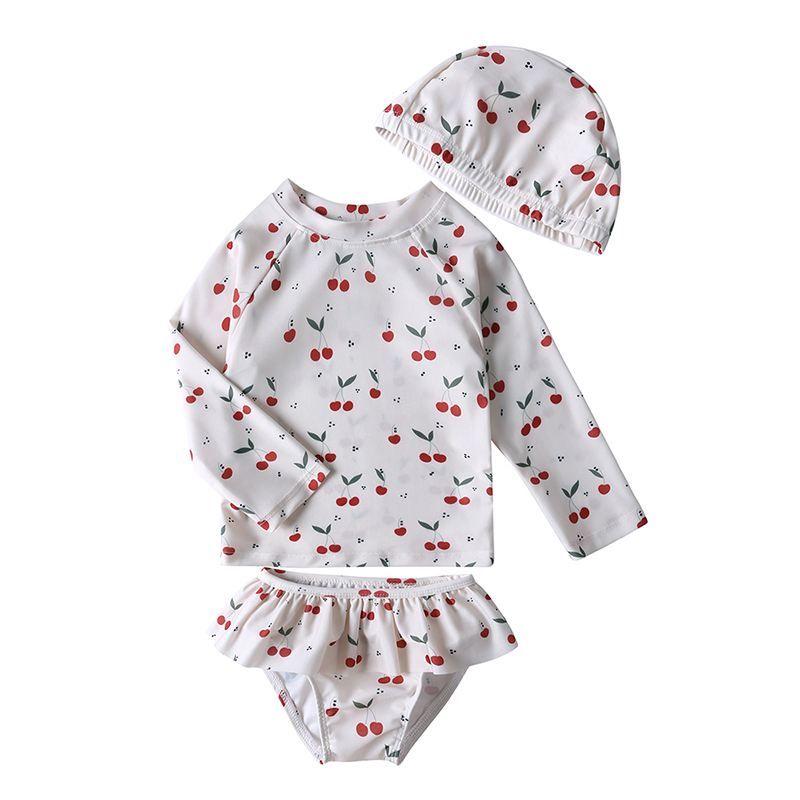 Ins Baby Toddler Girls Two Pie - Baby Swimwear Uv incelemesi ve fiyatı