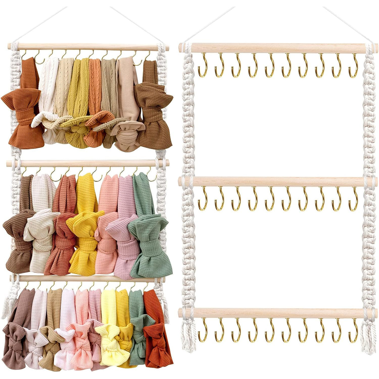 Macrame Wall Hanging Boho Head - Baby Clothing Hangers incelemesi ve fiyatı