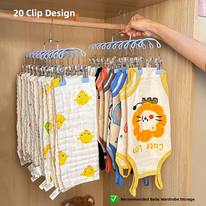 Baby Clothes Hanger Multi-clip - Baby Clothing Hangers incelemesi ve fiyatı