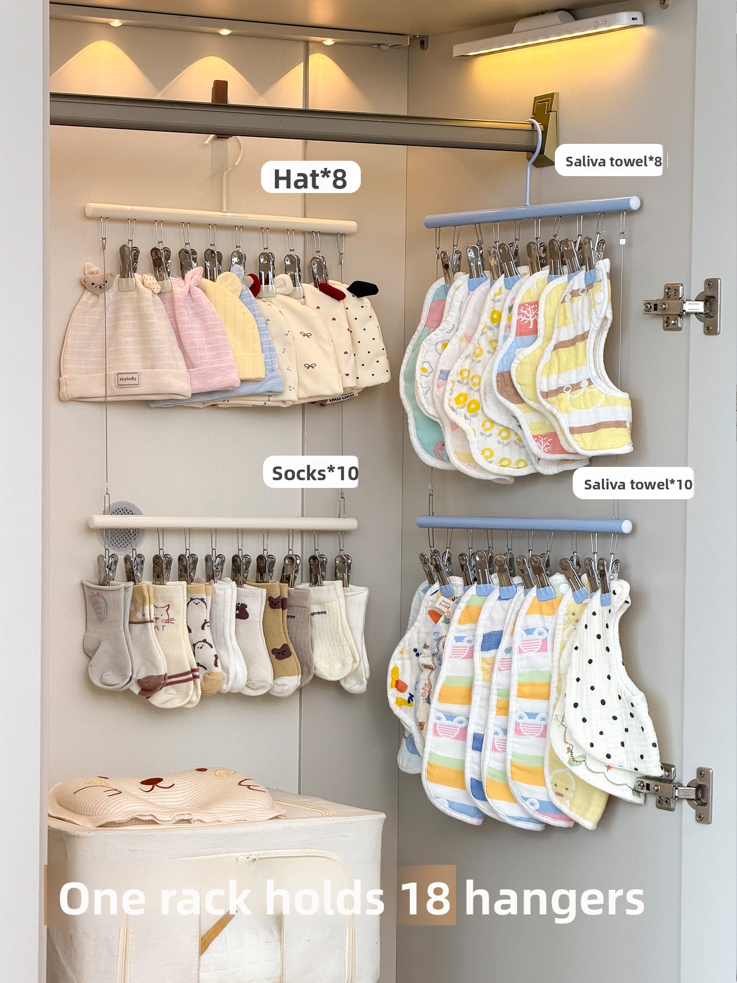 Baby Pants Hanger with Multipl - Baby Clothing Hangers incelemesi ve fiyatı