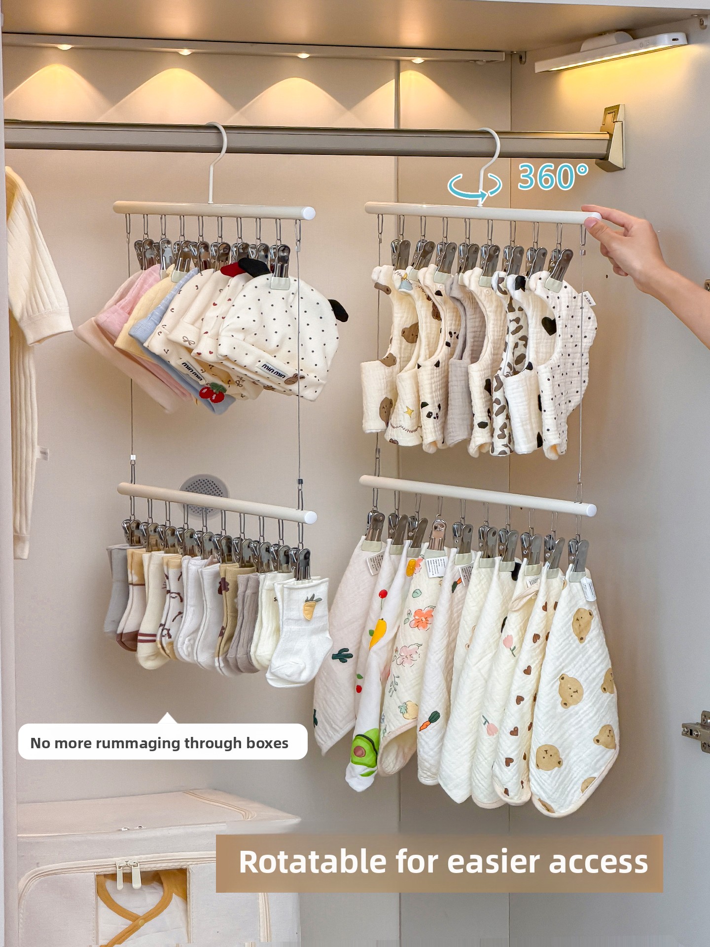 Baby Pants Hanger with Multipl - Baby Clothing Hangers incelemesi ve fiyatı