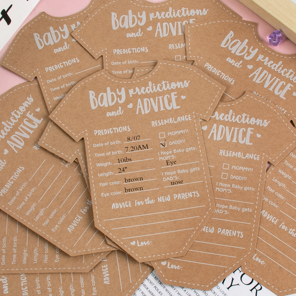 10/20pcs Baby Prediction Advic - Baby Clothing Gender Neutral incelemesi ve fiyatı