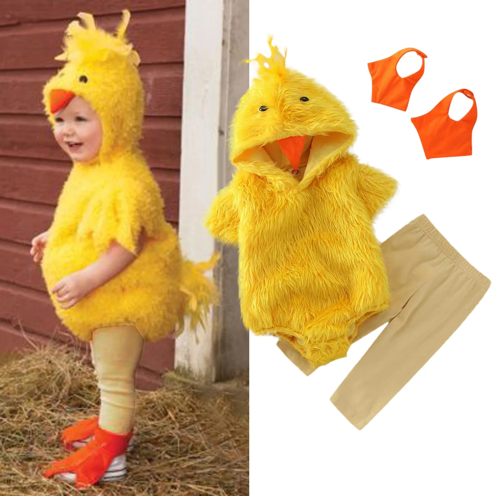 Yellow Newborn Chicken Chick C - Baby Clothing Yellow incelemesi ve fiyatı