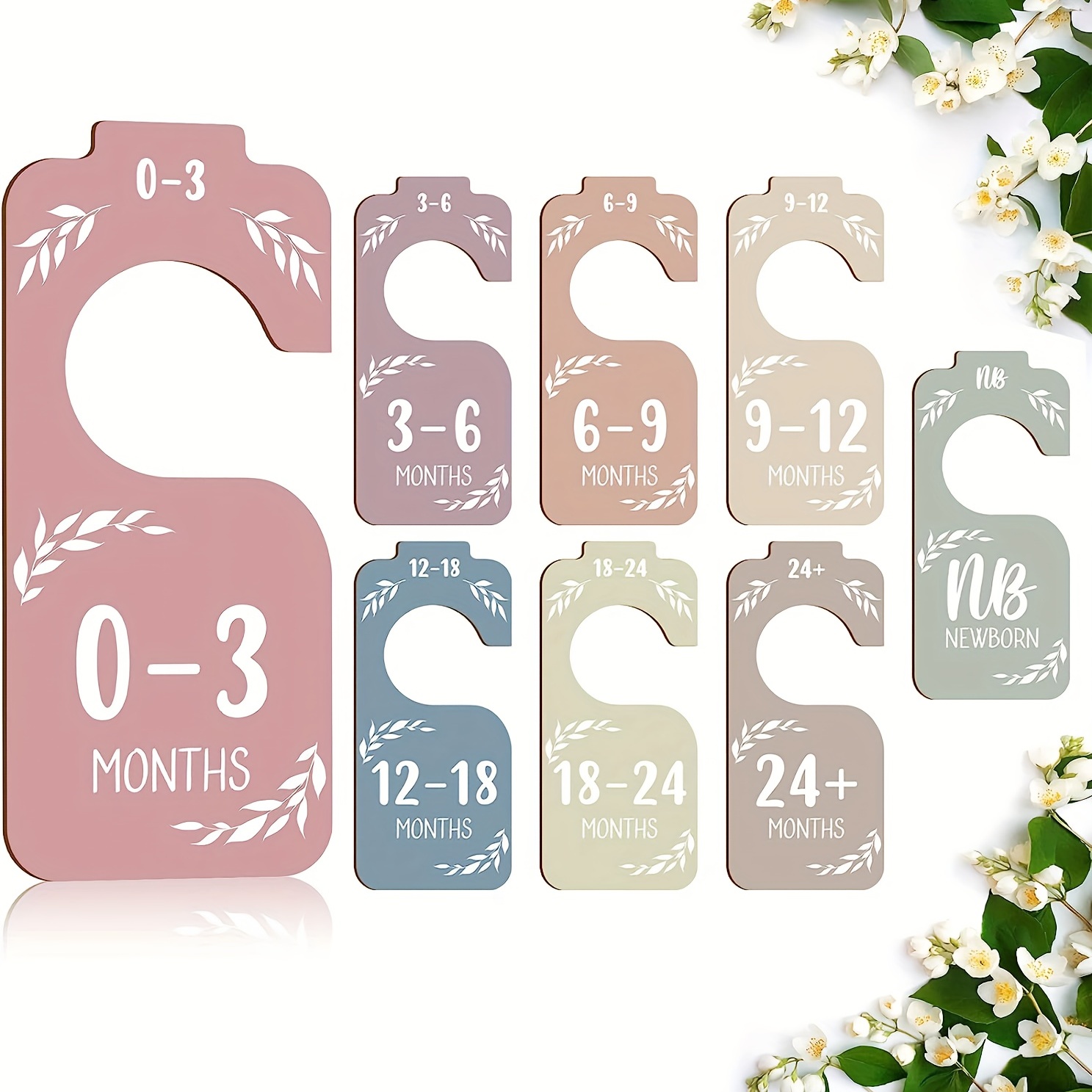8pcs Wooden Baby Closet Divide - Baby Clothing Wardrobe incelemesi ve fiyatı