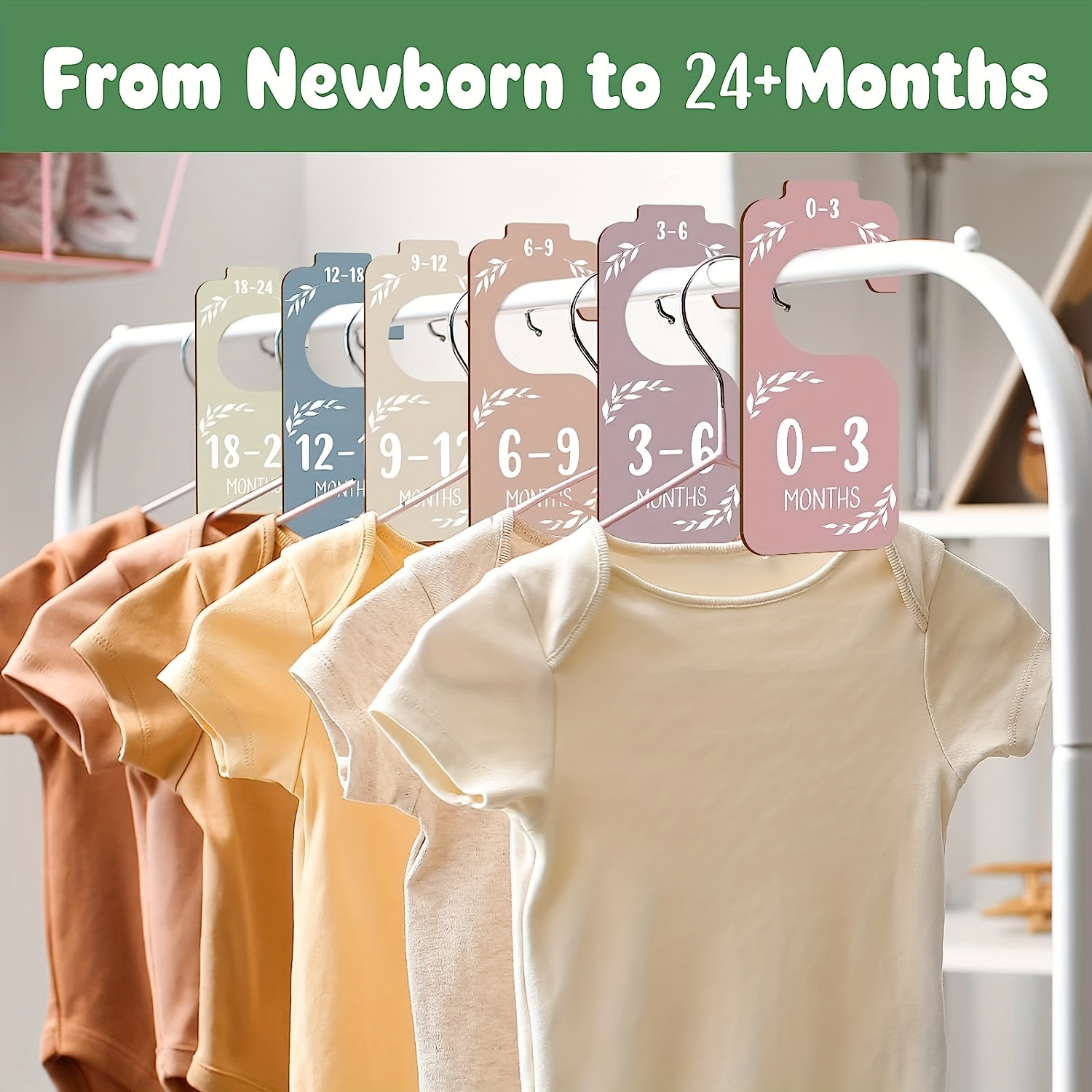 8pcs Wooden Baby Closet Divide - Baby Clothing Wardrobe incelemesi ve fiyatı