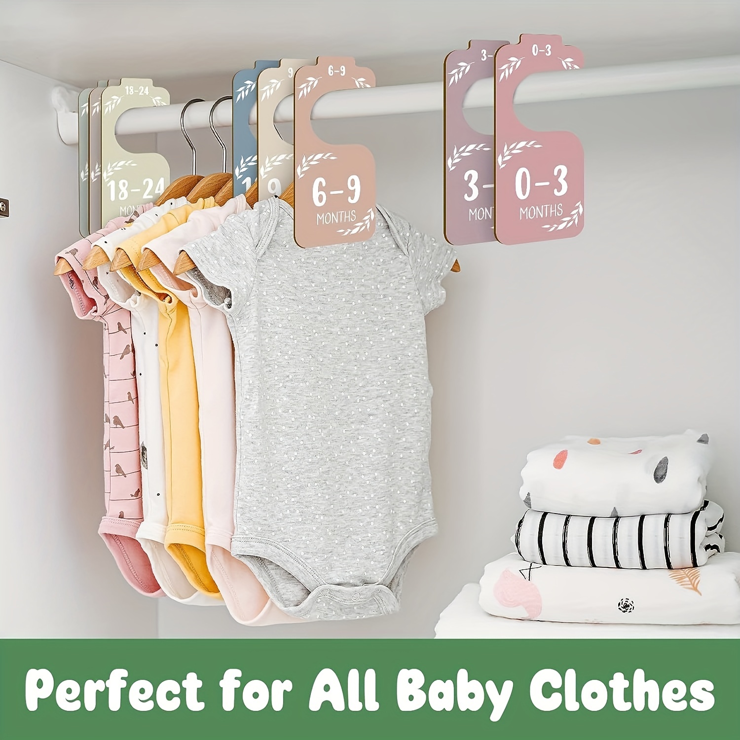 8pcs Wooden Baby Closet Divide - Baby Clothing Wardrobe incelemesi ve fiyatı