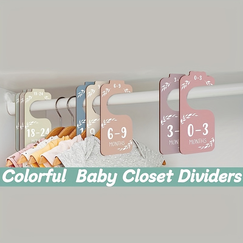 8pcs Wooden Baby Closet Divide - Baby Clothing Wardrobe incelemesi ve fiyatı
