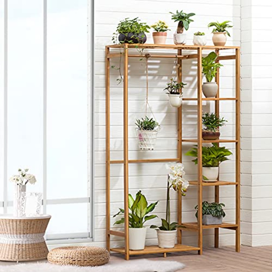 Bamboo Clothing Rack with 6 Ti - Baby Clothing Wardrobe incelemesi ve fiyatı