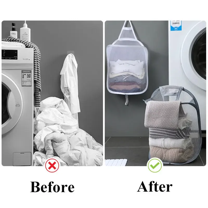 Hanging Laundry Basket Foldabl - Baby Clothing Wardrobe incelemesi ve fiyatı