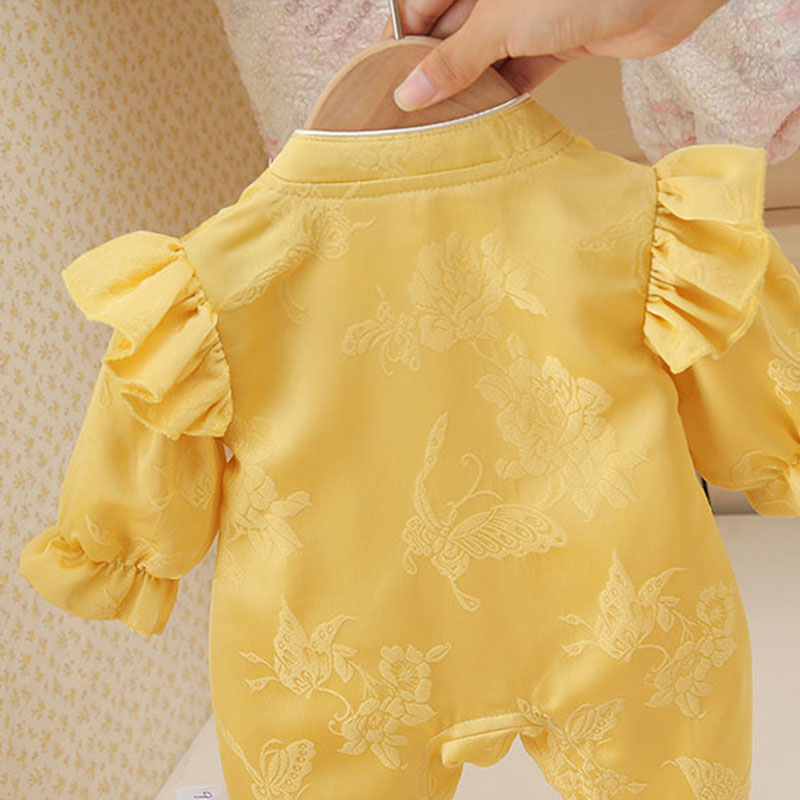 Spring Autumn Toddler Girl Clo - Baby Clothing Yellow incelemesi ve fiyatı