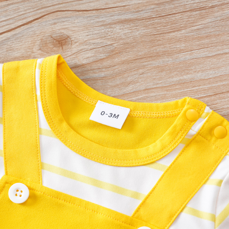 Cute Animal Print with Yellow  - Baby Clothing Yellow incelemesi ve fiyatı