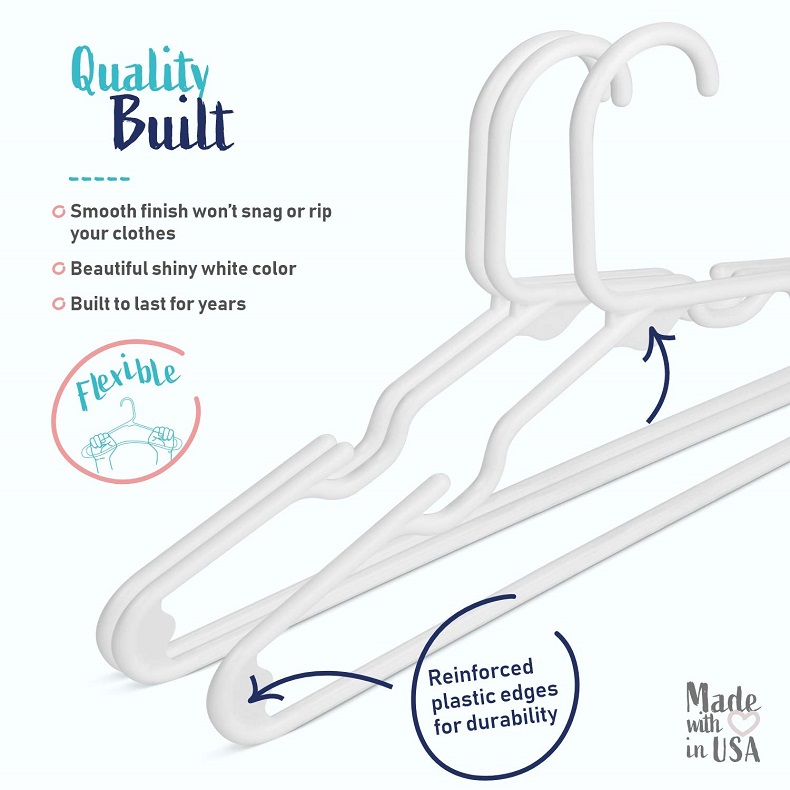 Set of 20 - Children's Plastic - Baby Clothing Hangers incelemesi ve fiyatı