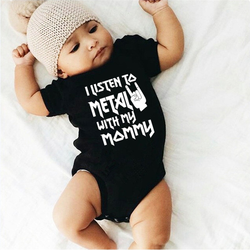 I Listen to Metal with My Dadd - Baby Clothing Gender Neutral incelemesi ve fiyatı