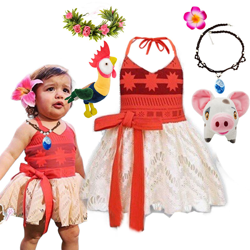2026 Baby Girls Moana Halter D - Baby Clothing Hawaii incelemesi ve fiyatı