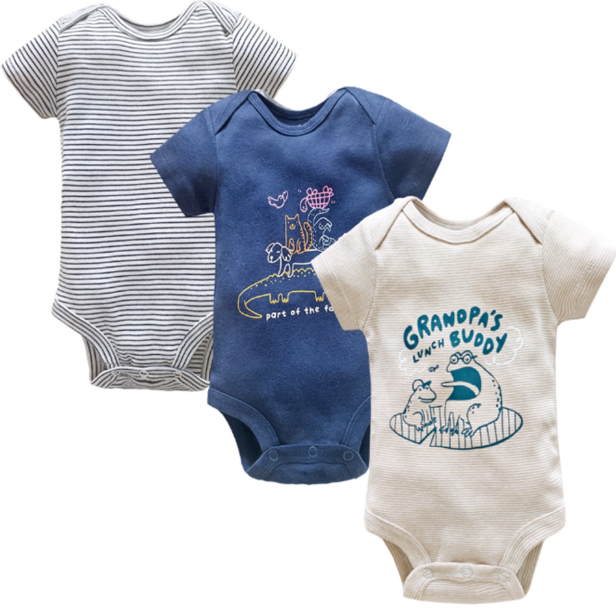 3pcs/Lot Baby Bodysuit New Fas - Baby Clothing Gender Neutral incelemesi ve fiyatı