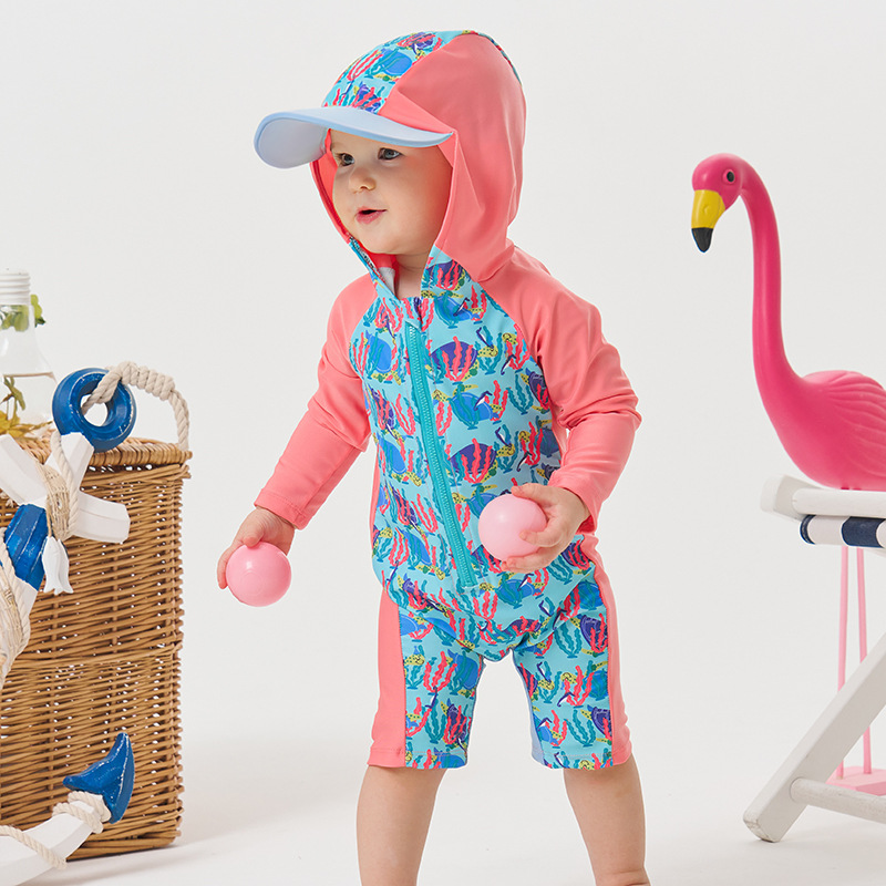 Hoody Swimsuit Baby Boys Girls - Baby Swimwear Uv incelemesi ve fiyatı