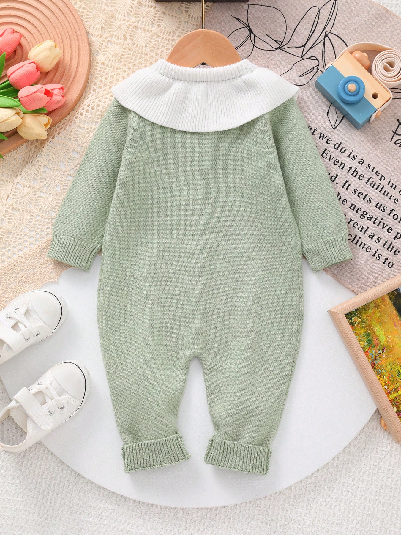 Baby Girl Knitted Embroidered  - Baby Clothing Stores incelemesi ve fiyatı