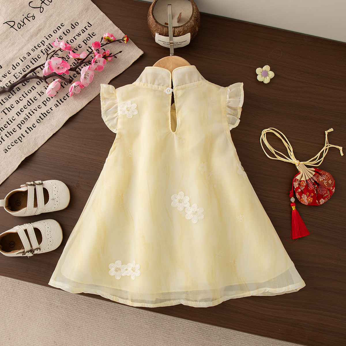 Summer New Baby Girl Yellow Dr - Baby Clothing Yellow incelemesi ve fiyatı