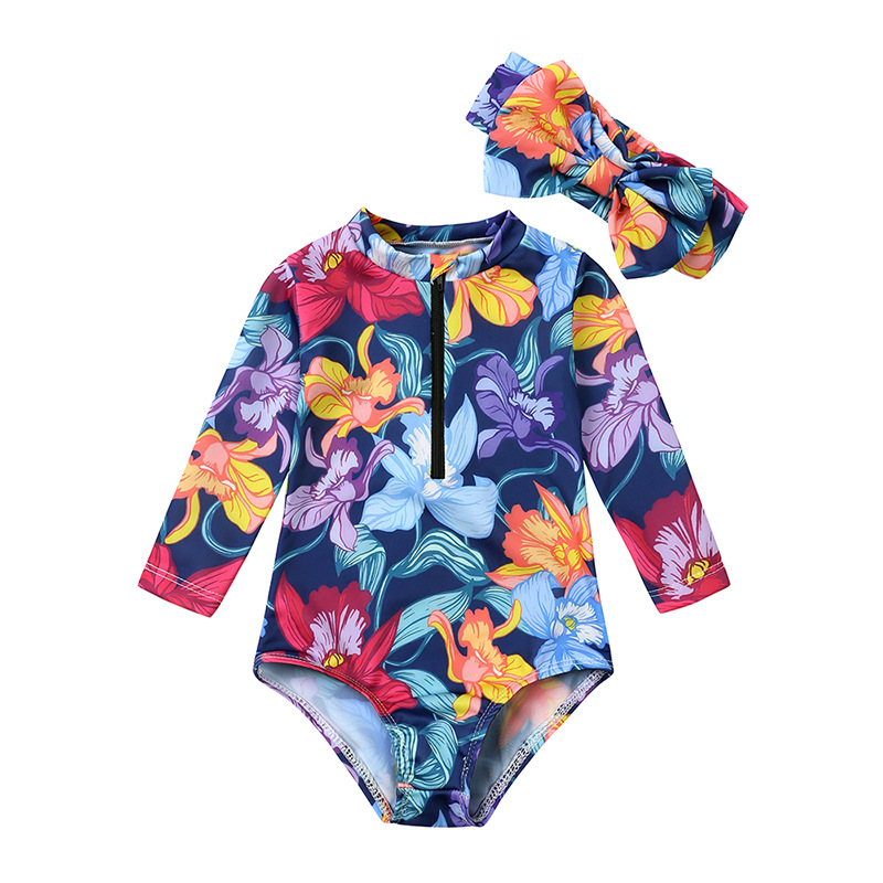 Ins Fashion Floral Swimwear fo - Baby Swimwear Uv incelemesi ve fiyatı
