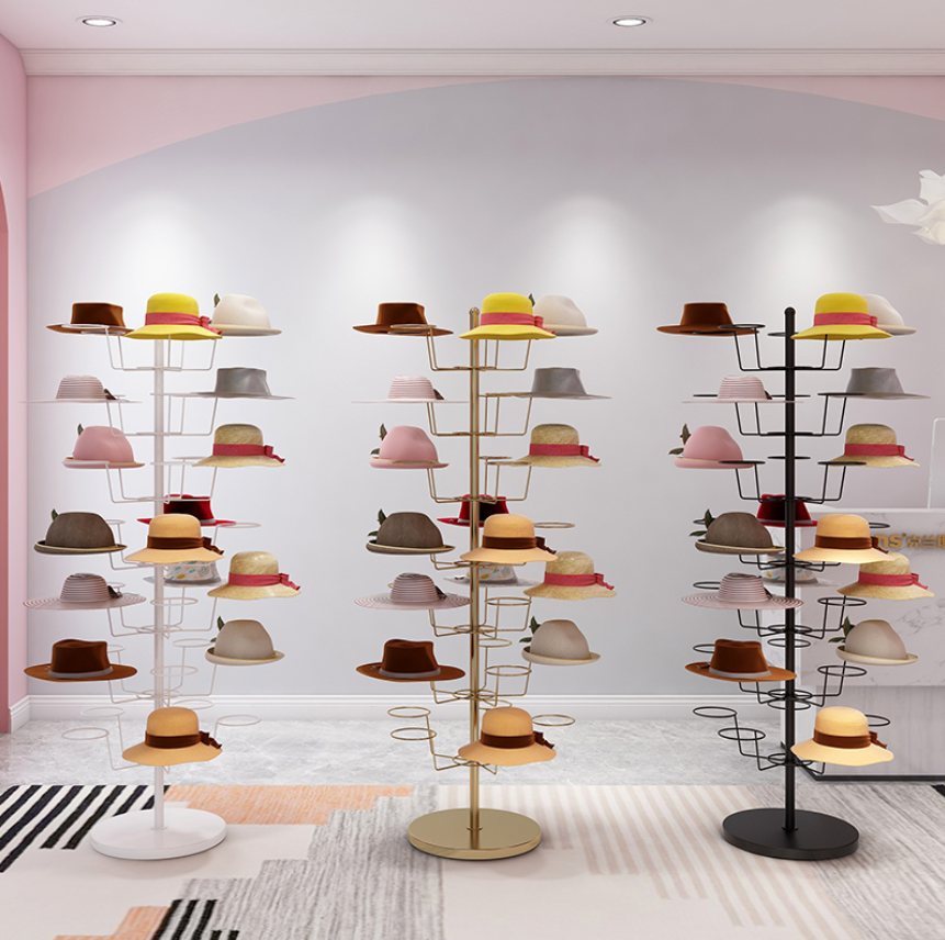 New hat display booth hat rack - Baby Clothing Stores incelemesi ve fiyatı