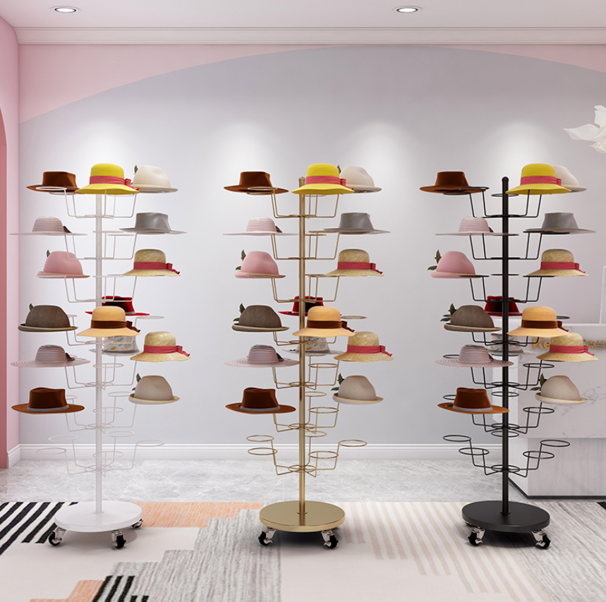 New hat display booth hat rack - Baby Clothing Stores incelemesi ve fiyatı