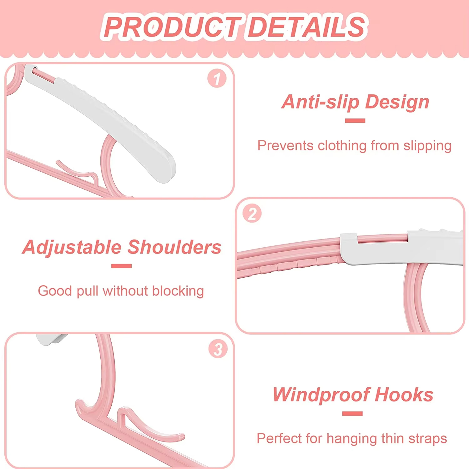 10Pack Anti-Slip Baby Clothes  - Baby Clothing Hangers incelemesi ve fiyatı