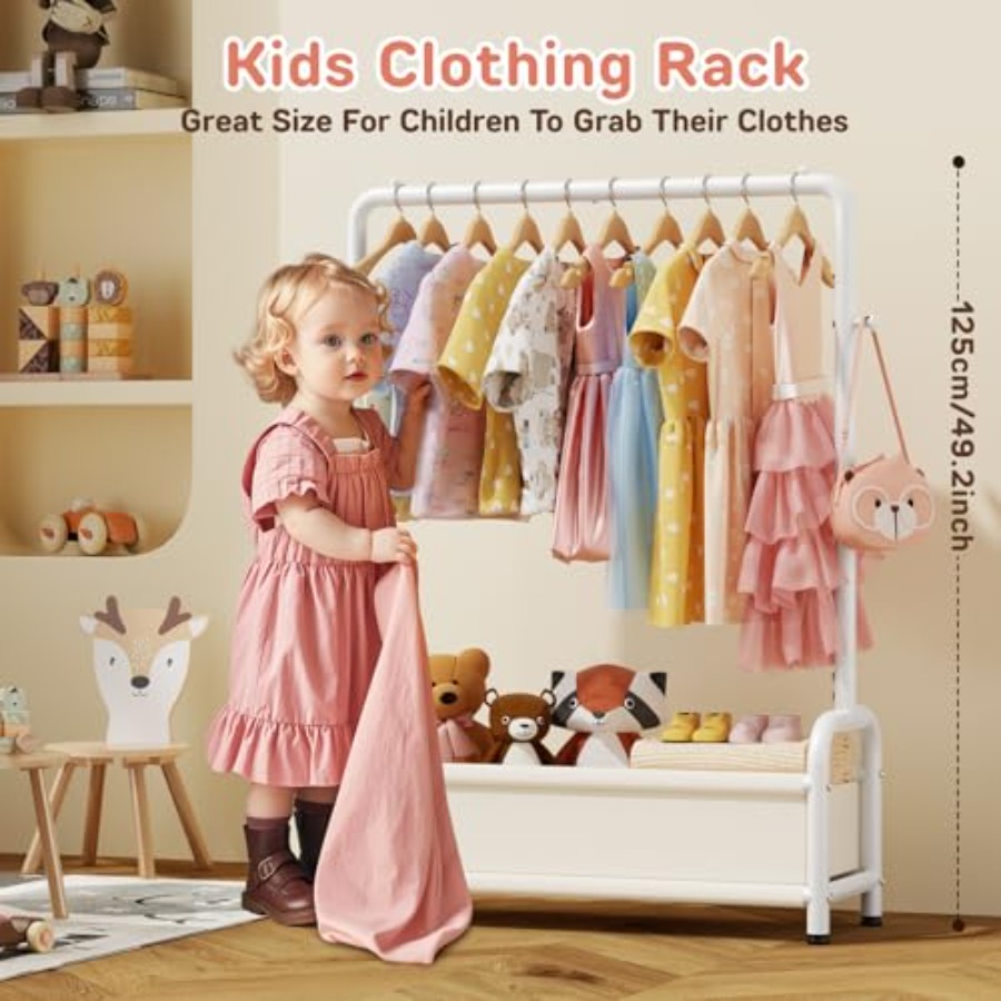 Clothing Rack with Storage She - Baby Clothing Wardrobe incelemesi ve fiyatı