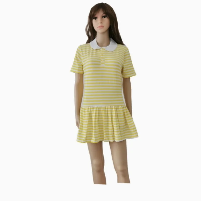 Playsuit Printed Yellow Stripe - Baby Clothing Patterns incelemesi ve fiyatı