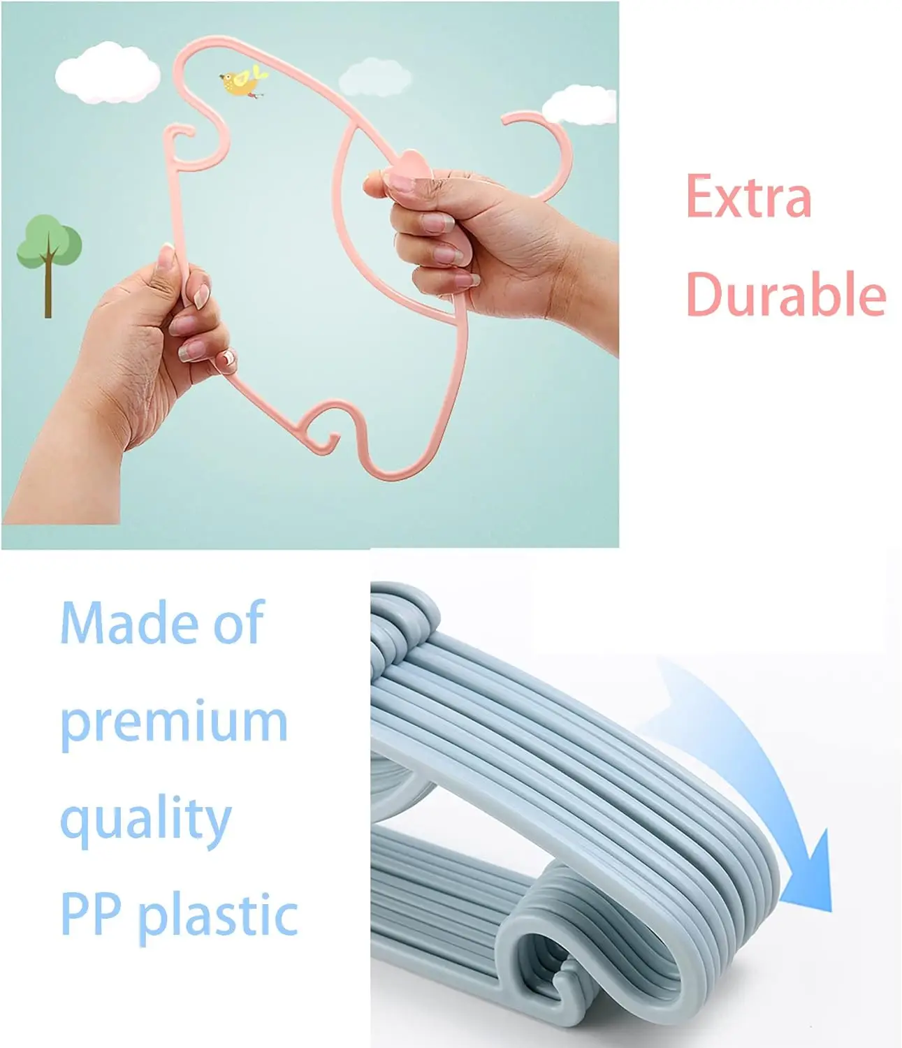 Baby Clothes Racks Plastic Tow - Baby Clothing Hangers incelemesi ve fiyatı