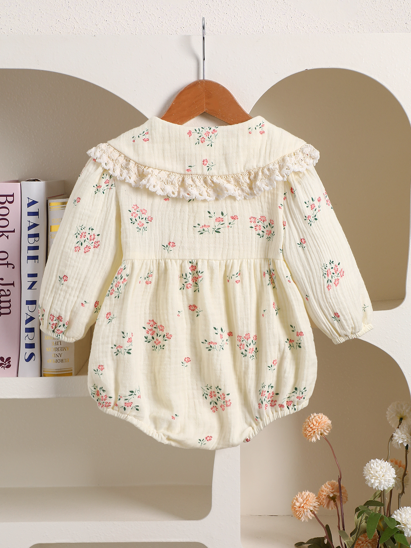 Baby Floral Embroidered Long-S - Baby Clothing Stores incelemesi ve fiyatı