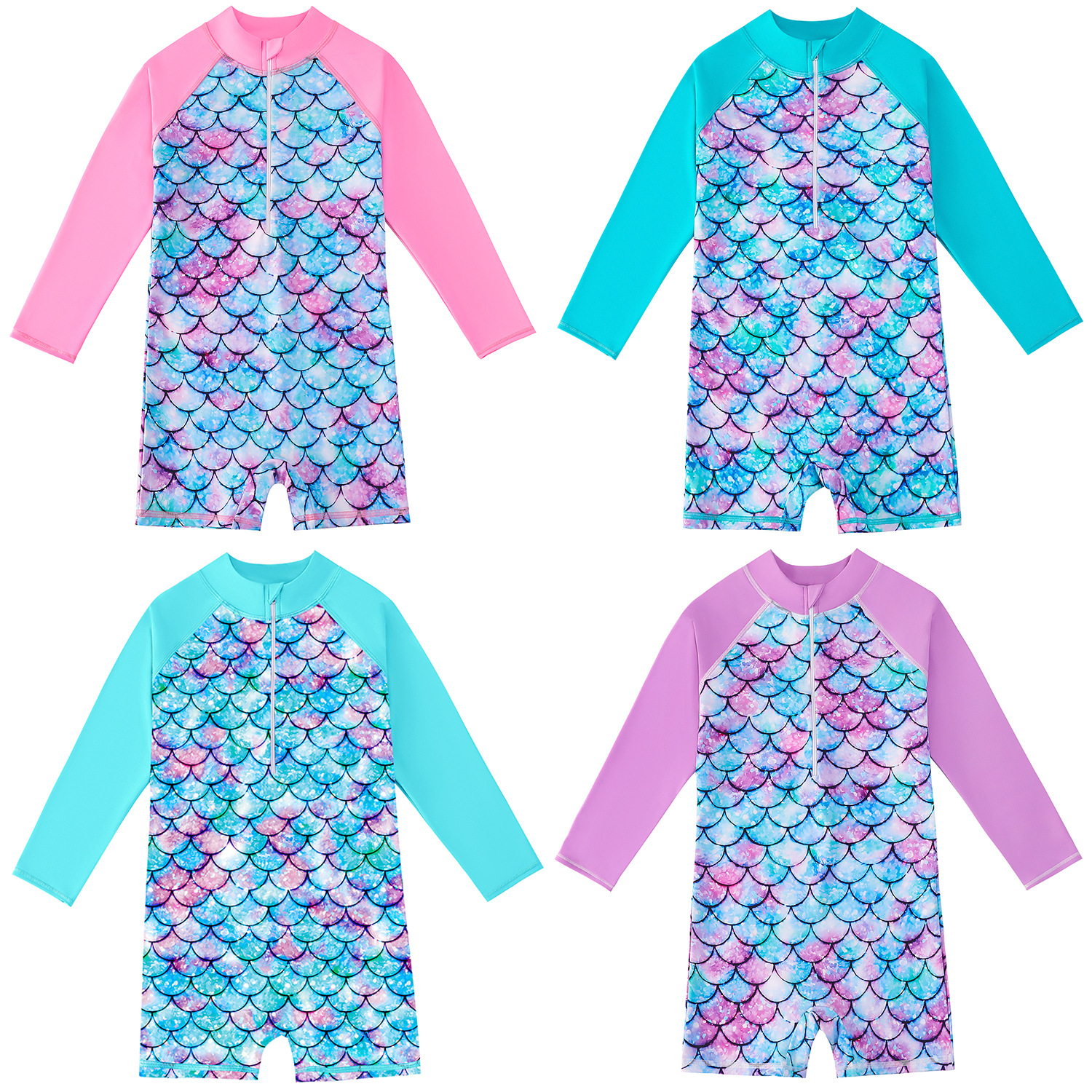 Kids Summer Swimsuit Long Slee - Baby Swimwear Uv incelemesi ve fiyatı