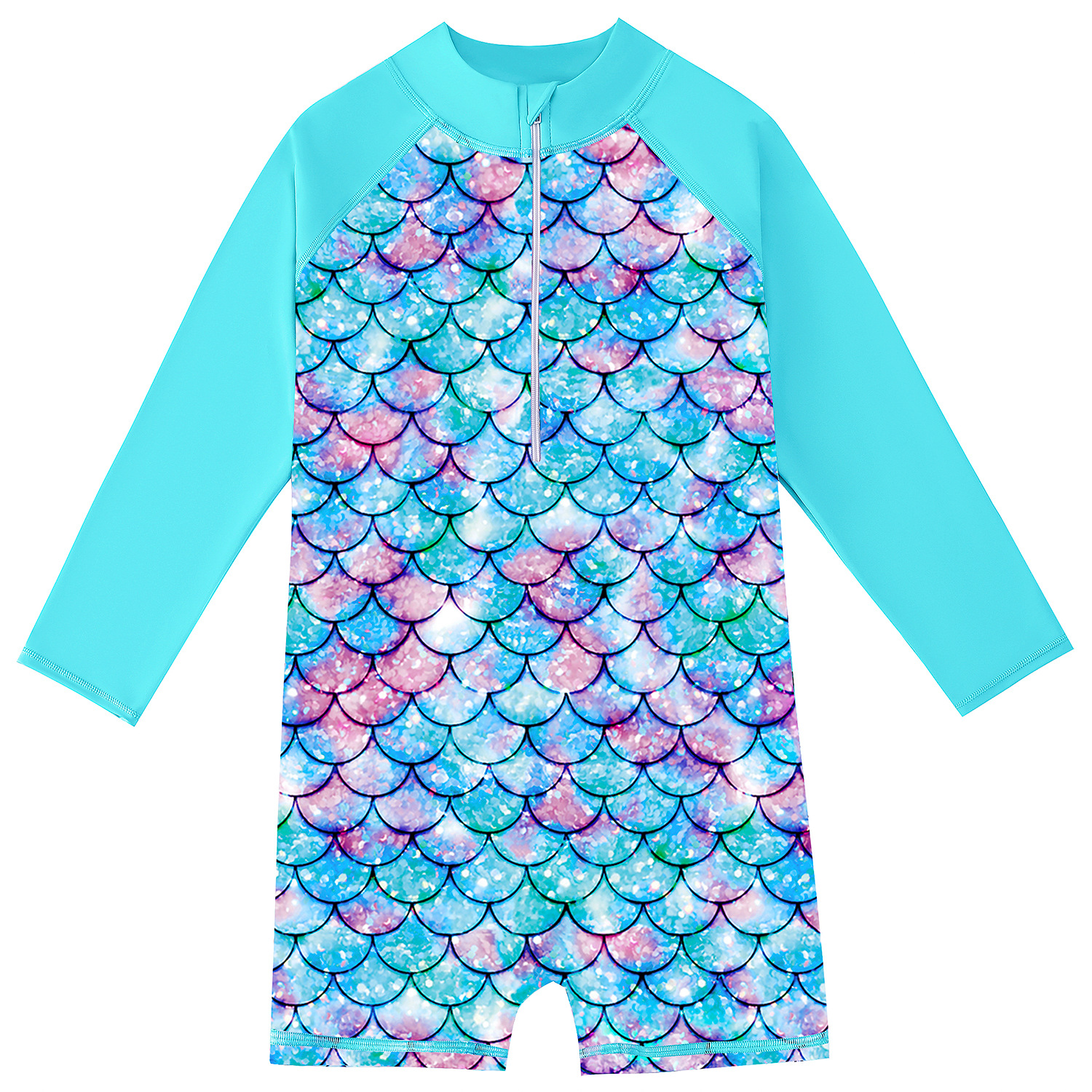 Kids Summer Swimsuit Long Slee - Baby Swimwear Uv incelemesi ve fiyatı