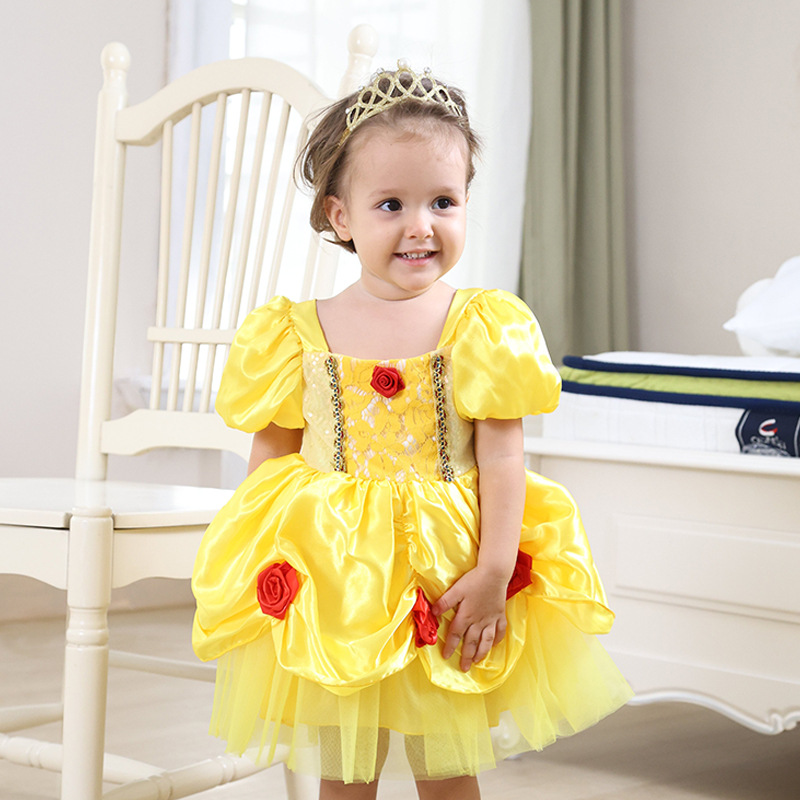 6M-3Y Baby Girl Princess Costu - Baby Clothing Yellow incelemesi ve fiyatı