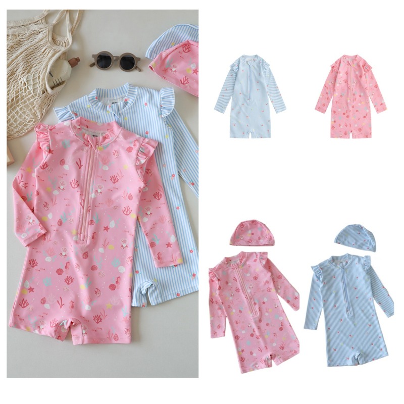 Toddler Kids Long Sleeve One-P - Baby Swimwear Uv incelemesi ve fiyatı