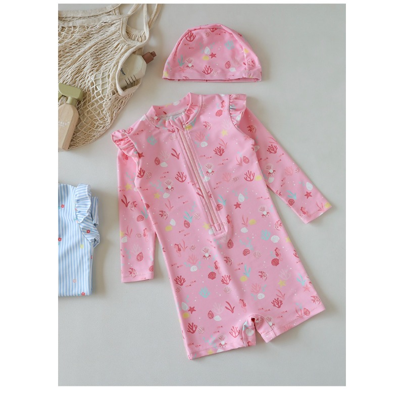 Toddler Kids Long Sleeve One-P - Baby Swimwear Uv incelemesi ve fiyatı