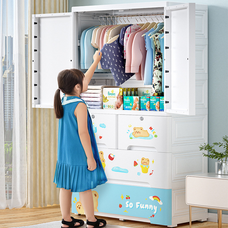 oversized double-door plastic  - Baby Clothing Wardrobe incelemesi ve fiyatı