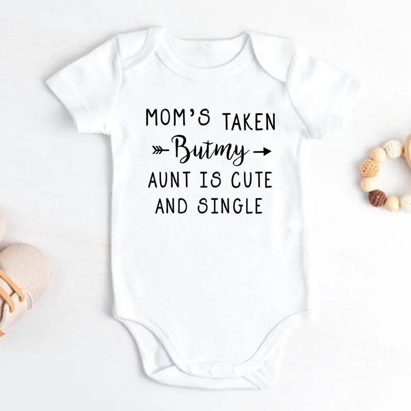My Aunt Is Cute and Single Fun - Baby Clothing Gender Neutral incelemesi ve fiyatı