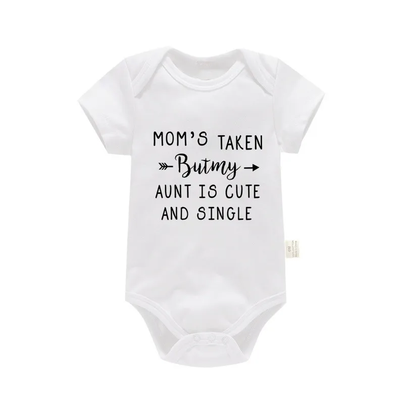 My Aunt Is Cute and Single Fun - Baby Clothing Gender Neutral incelemesi ve fiyatı