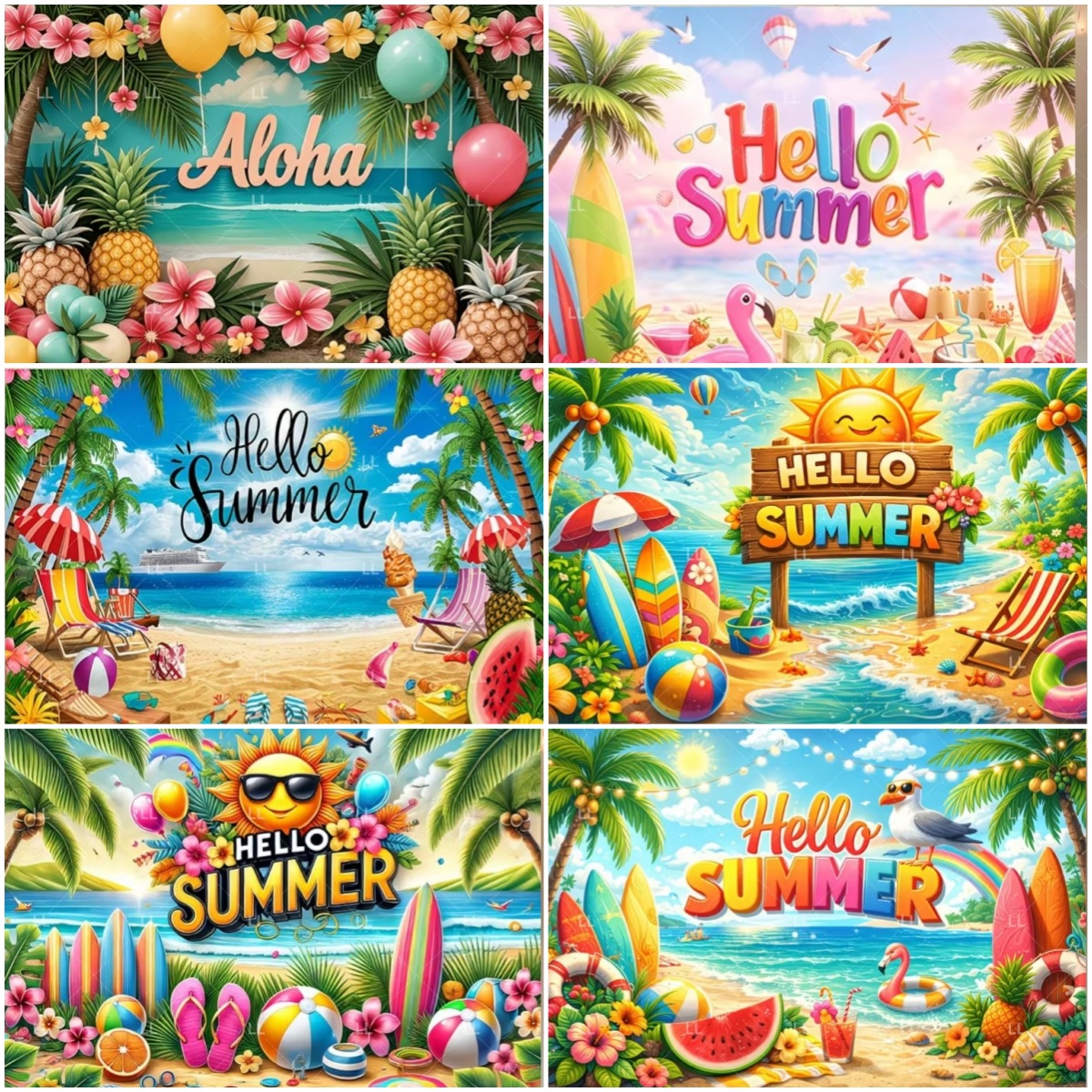 Summer Hawaii Beach Party Deco - Baby Clothing Hawaii incelemesi ve fiyatı