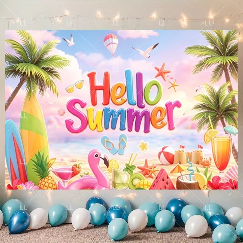 Summer Hawaii Beach Party Deco - Baby Clothing Hawaii incelemesi ve fiyatı