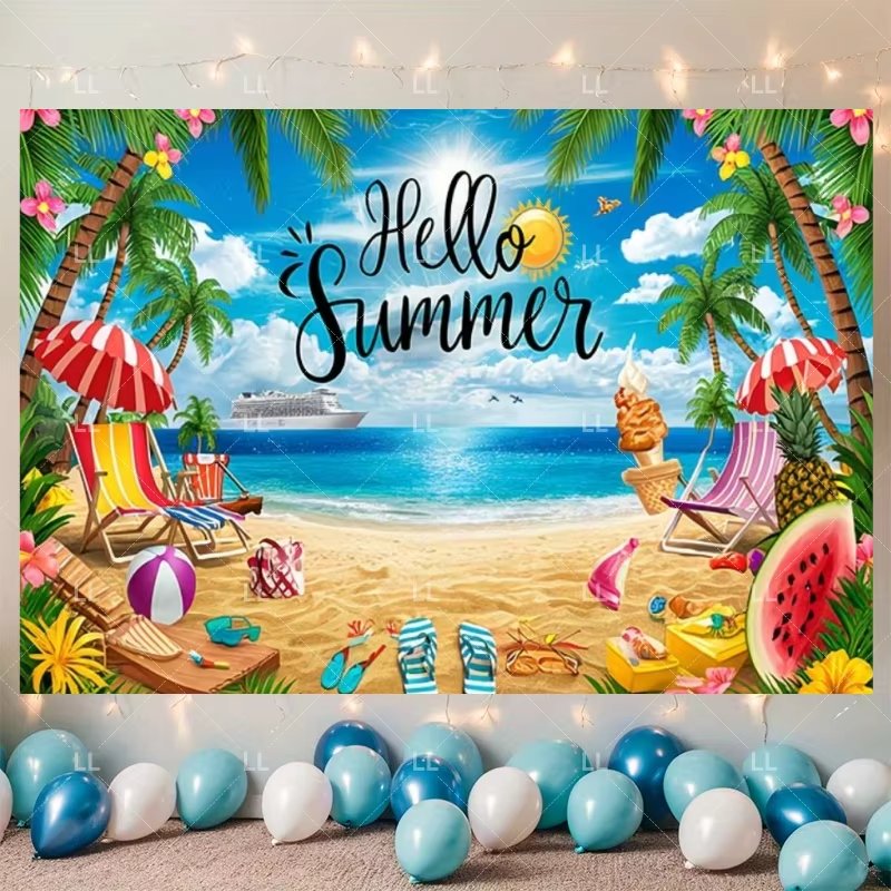 Summer Hawaii Beach Party Deco - Baby Clothing Hawaii incelemesi ve fiyatı